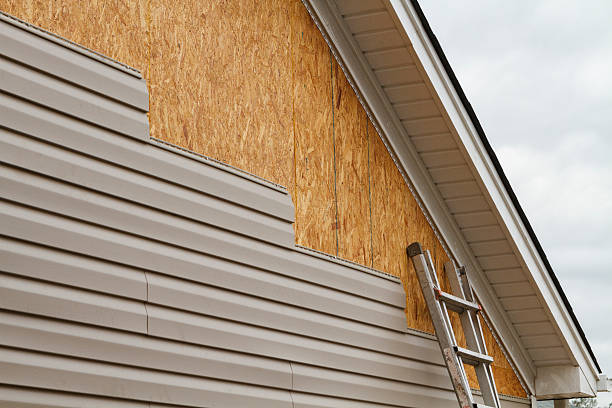 Professional Vinyl Siding technician working in Piney Point, MD